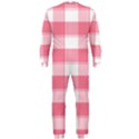 Pink and white plaids OnePiece Jumpsuit (Men) View2