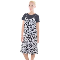 Black And White Leopard Print Jaguar Dots Camis Fishtail Dress by ConteMonfrey