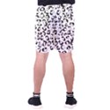 Black And White Leopard Print Jaguar Dots Men s Pocket Shorts View2