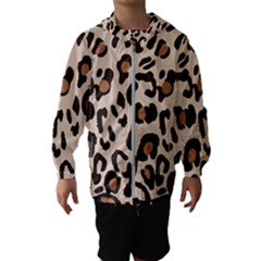 Leopard Jaguar Dots Kids  Hooded Windbreaker by ConteMonfrey