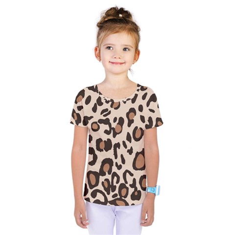 Leopard Jaguar Dots Kids  One Piece Tee by ConteMonfrey