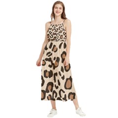 Leopard Jaguar Dots Boho Sleeveless Summer Dress by ConteMonfrey