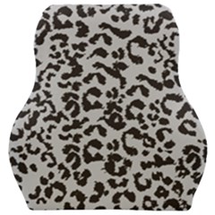 Grey And Black Jaguar Dots Car Seat Velour Cushion  by ConteMonfrey