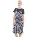 Grey And Black Jaguar Dots Camis Fishtail Dress View1