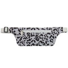 Grey And Black Jaguar Dots Active Waist Bag by ConteMonfrey