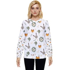 Rabbit, Lions And Nuts  Hidden Pocket Sweatshirt by ConteMonfrey