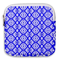 Portuguese Tiles Vibes Plaids Mini Square Pouch by ConteMonfrey