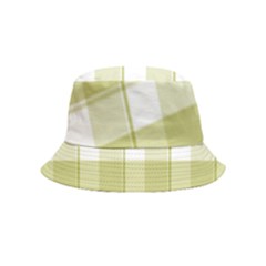 Green Tea - White And Green Plaids Bucket Hat (kids) by ConteMonfrey