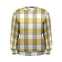 Grey yellow plaids Women s Sweatshirt View1