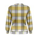 Grey yellow plaids Women s Sweatshirt View2