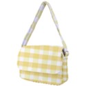 White and yellow plaids Courier Bag View2