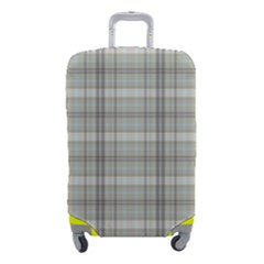 Winter Gray Plaids Luggage Cover (small) by ConteMonfrey