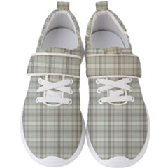 Winter Gray Plaids Men s Velcro Strap Shoes by ConteMonfrey