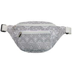 Grey Lace Decorative Ornament - Pattern 14th And 15th Century - Italy Vintage Fanny Pack by ConteMonfrey