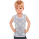 Grey Lace Decorative Ornament - Pattern 14th And 15th Century - Italy Vintage Kids  Sport Tank Top View1