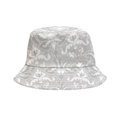 Grey Lace Decorative Ornament - Pattern 14th And 15th Century - Italy Vintage Bucket Hat by ConteMonfrey