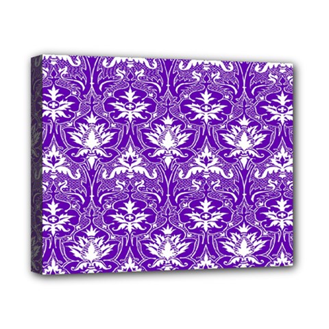 Purple Lace Decorative Ornament - Pattern 14th And 15th Century - Italy Vintage  Canvas 10  X 8  (stretched) by ConteMonfrey