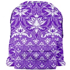 Purple Lace Decorative Ornament - Pattern 14th And 15th Century - Italy Vintage  Giant Full Print Backpack by ConteMonfrey