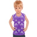 Purple Lace Decorative Ornament - Pattern 14th And 15th Century - Italy Vintage  Kids  Sport Tank Top View1