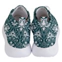 Green  Lace Decorative Ornament - Pattern 14th And 15th Century - Italy Vintage  Women s Lightweight High Top Sneakers View4