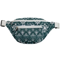 Green  Lace Decorative Ornament - Pattern 14th And 15th Century - Italy Vintage  Fanny Pack by ConteMonfrey