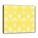 Yellow Lace Decorative Ornament - Pattern 14th And 15th Century - Italy Vintage  Deluxe Canvas 24  x 20  (Stretched) View1