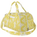 Yellow Lace Decorative Ornament - Pattern 14th And 15th Century - Italy Vintage  Burner Gym Duffel Bag View2