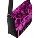 Fractal-math-geometry-visualization Pink Flap Closure Messenger Bag (L) View2