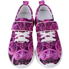 Fractal-math-geometry-visualization Pink Women s Velcro Strap Shoes by Pakrebo