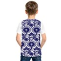 Blue Lace Decorative - Pattern 14th And 15th Century - Italy Vintage Kids  Basketball Tank Top View2