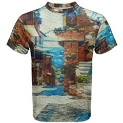 An Italian Neighborhood  Men s Cotton Tee by ConteMonfrey