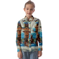 An Italian Neighborhood  Kids  Long Sleeve Shirt by ConteMonfrey