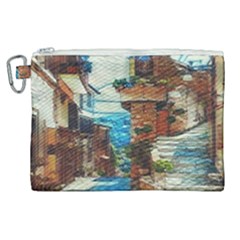 An Italian Neighborhood  Canvas Cosmetic Bag (xl) by ConteMonfrey