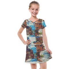 An Italian Neighborhood  Kids  Cross Web Dress by ConteMonfrey