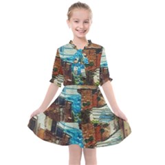 An Italian Neighborhood  Kids  All Frills Chiffon Dress by ConteMonfrey