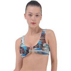 An Italian Neighborhood  Ring Detail Bikini Top by ConteMonfrey