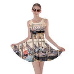 Black Several Boats - Colorful Italy  Skater Dress by ConteMonfrey