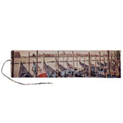 Black Several Boats - Colorful Italy  Roll Up Canvas Pencil Holder (l) by ConteMonfrey