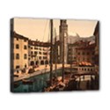  The Harbor, Riva, Lake Garda, Italy 1890-1900 Canvas 10  x 8  (Stretched) View1