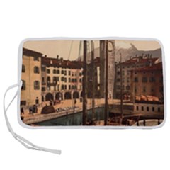  The Harbor, Riva, Lake Garda, Italy 1890-1900 Pen Storage Case (m) by ConteMonfrey