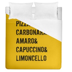 It`s An Italian Thing! Duvet Cover (queen Size) by ConteMonfrey