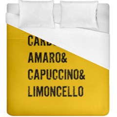 It`s An Italian Thing! Duvet Cover (king Size) by ConteMonfrey