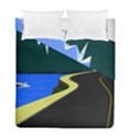 Air Pollution Retro Vintage Duvet Cover Double Side (Full/ Double Size) View1