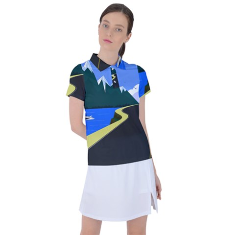 Air Pollution Retro Vintage Women s Polo Tee by Wegoenart