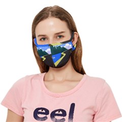 Air Pollution Retro Vintage Crease Cloth Face Mask (adult) by Wegoenart