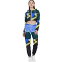 Air Pollution Retro Vintage Cropped Zip Up Lounge Set View1