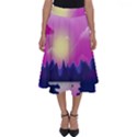 Landscape Illustration Illustrator Perfect Length Midi Skirt View1