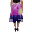 Landscape Illustration Illustrator Perfect Length Midi Skirt View2