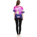 Landscape Illustration Illustrator One Shoulder Cut Out Tee View2