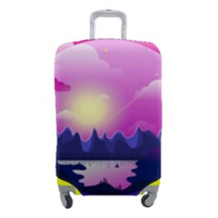 Landscape Illustration Illustrator Luggage Cover (small) by Wegoenart